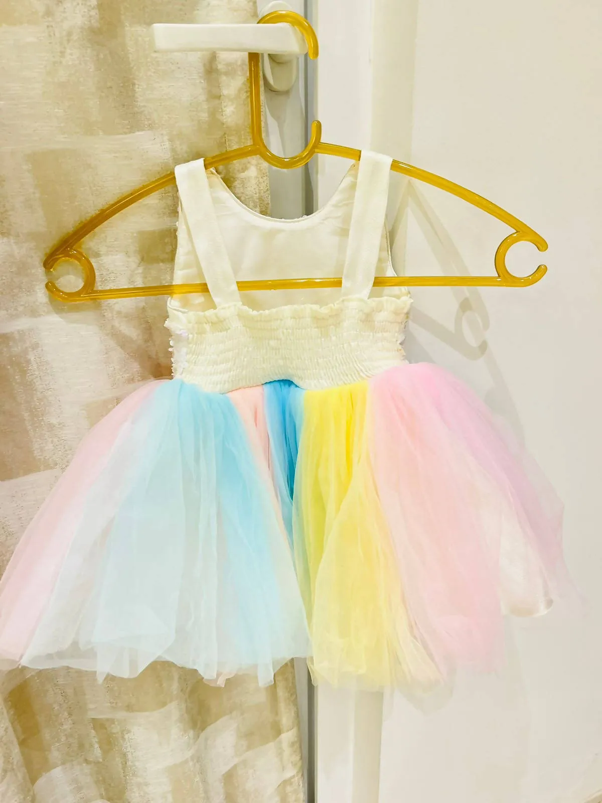 1st Birthday Baby Girls Sequin Unicorn Dress Frock