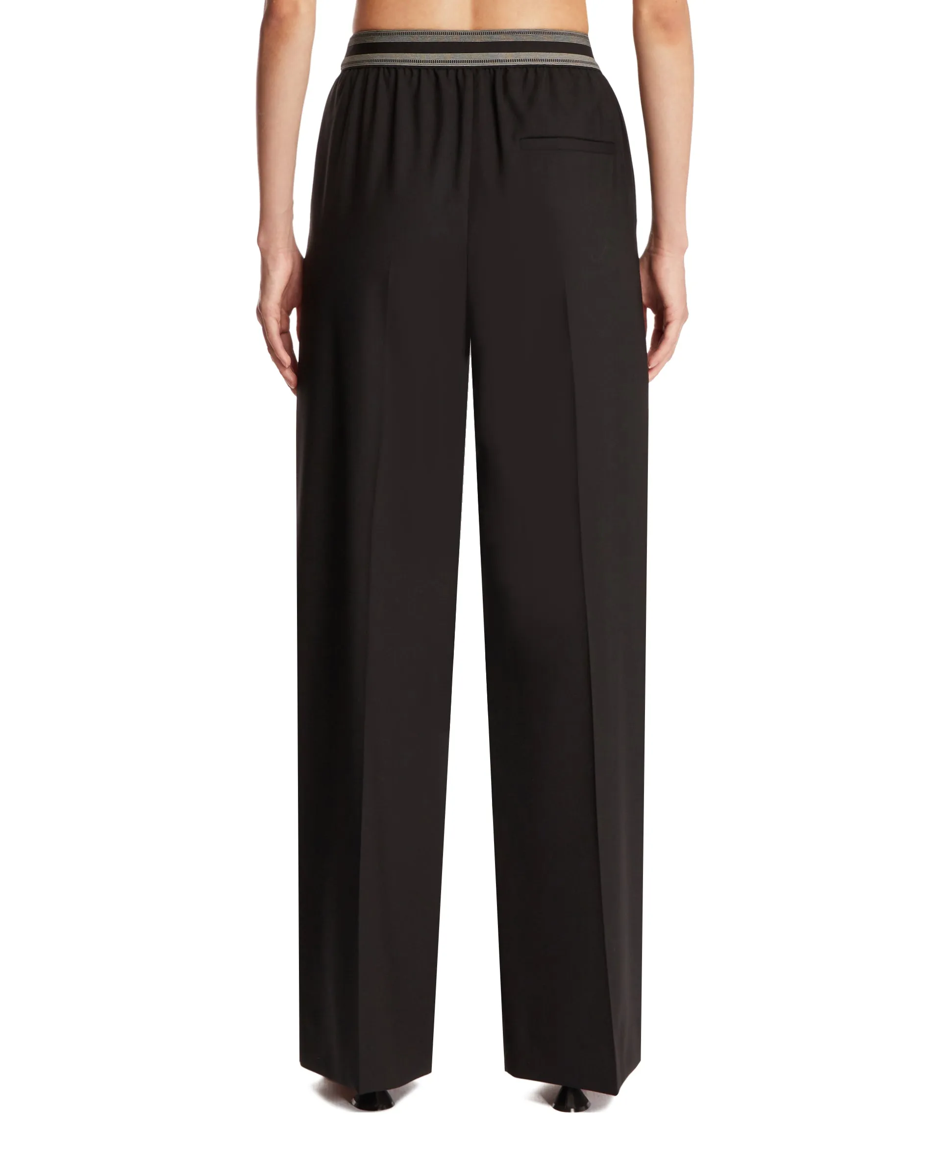 Black Elasticated Trousers