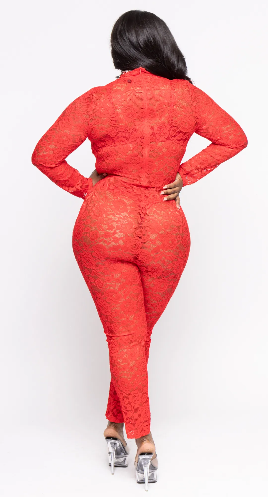 Cardinal Lace Jumpsuit