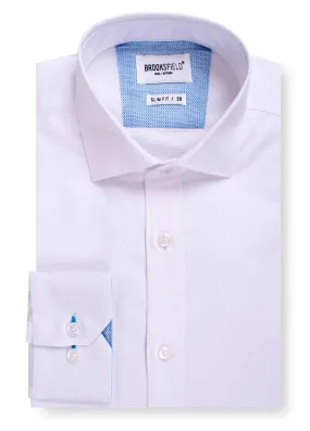 Career Grid Textured Business Shirt