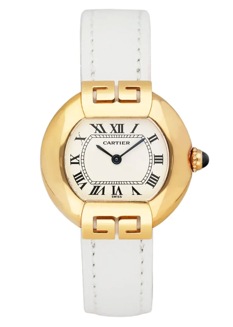 Cartier Ellipse W1513656 Art Deco 18K Yellow Gold Ladies Watch