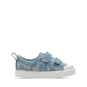 Clarks City Bright T Blue Multi