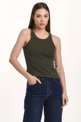 CROPPED TAMIA SLEEVELESS TOP