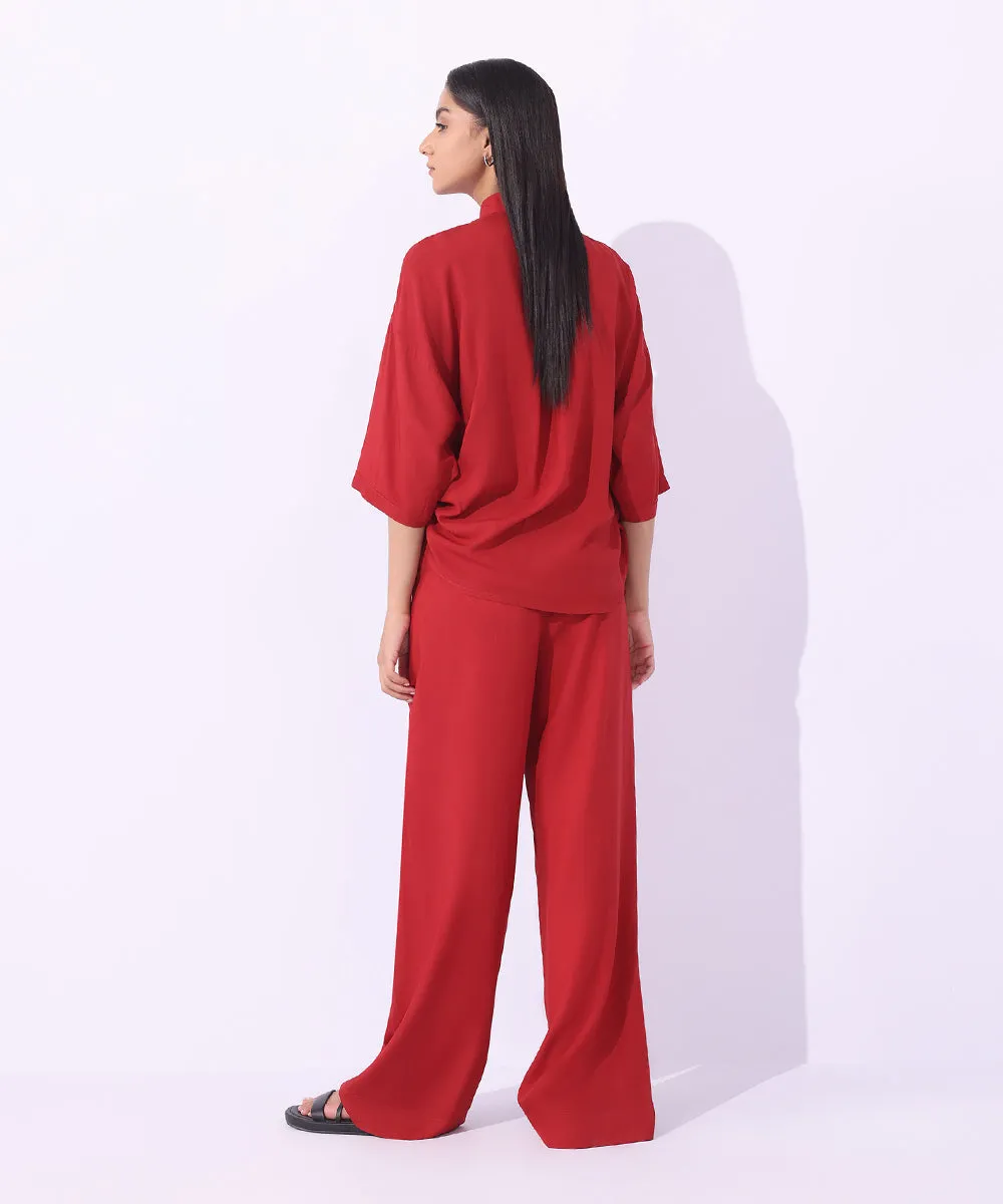 Drapey Trousers with Belt