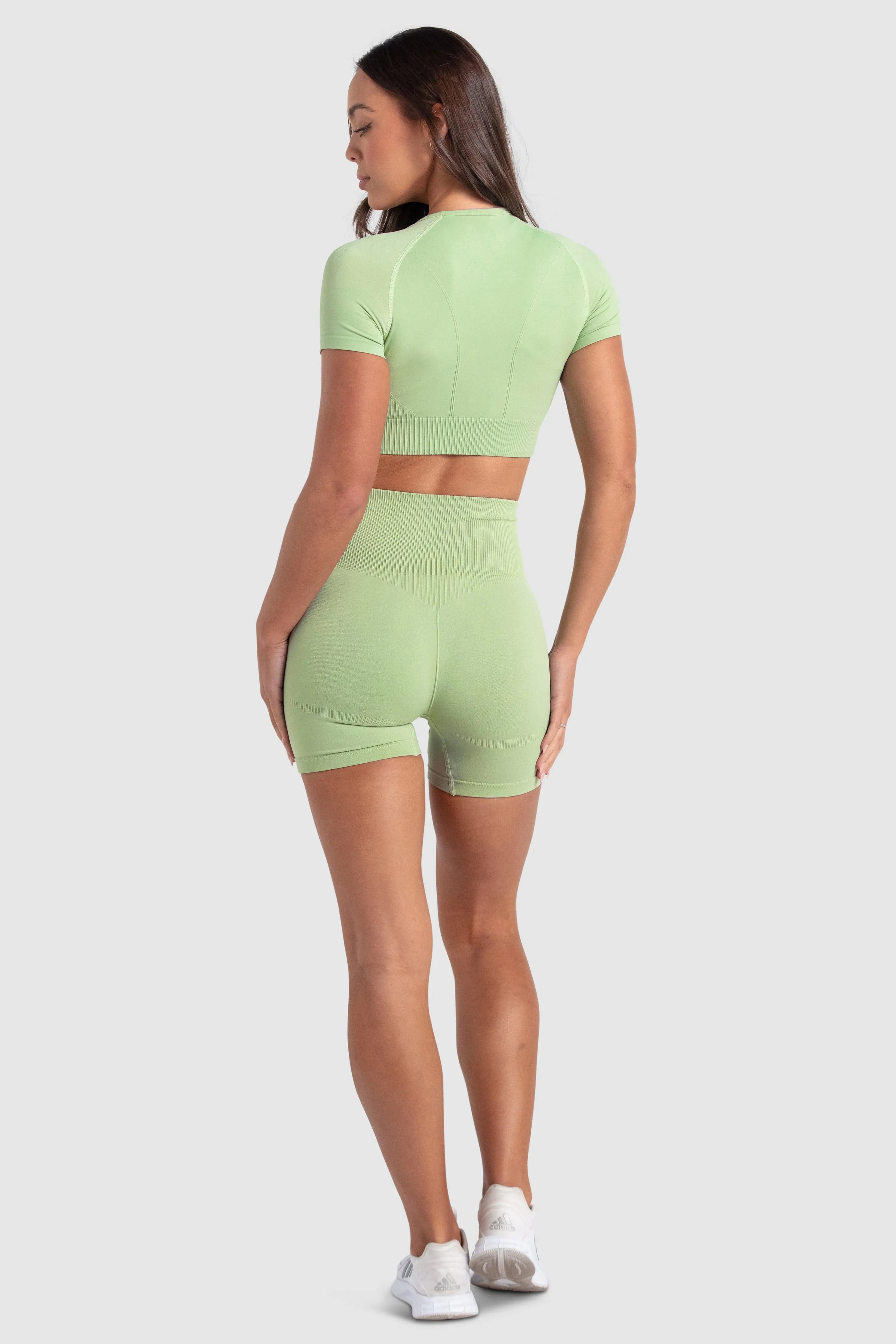 Hyperflex 2 Cropped Tee - Pastel Green