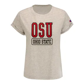 Ladies Ohio State Buckeyes Field Day Blocked OSU T-Shirt