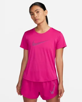 Nike Dri-FIT Swoosh SS Women's - Fireberry