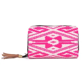 Pink Dhurry Coin Clutch