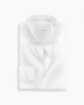 White Herringbone Luxury Easy-Care Shirt